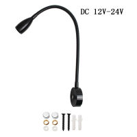 DWT DC12V 24V LED Yacht Truck Trailer Wall Sconce Lamp Touch Dimmable Light Fixtures RV Boat Bedside Reading Light with USB Port