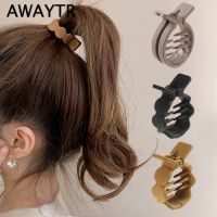 hot❍¤✉  2PCS Hair Claw Horsetail Buckle Clip Accessories Hairpins Female Ponytail Headwear