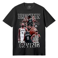 เสื้อยืดคอกลมNba - KYRIE BROOKLYN เสื้อยืด ผ้าฝ้าย แขนสั้น พิมพ์ลาย 30s s - m - l - xl - xxl kaos Basketball distro kobe bryant stephen curry morant memphis chicago bulls bootleg michael Jordan สําหรับผู้ชาย ผู้หญิง S-5XL