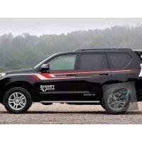 สติกเกอร์ไวนิล ลายทาง สําหรับติดตกแต่งประตูรถยนต์ Toyota Prado Land Cruiser Discovery S410