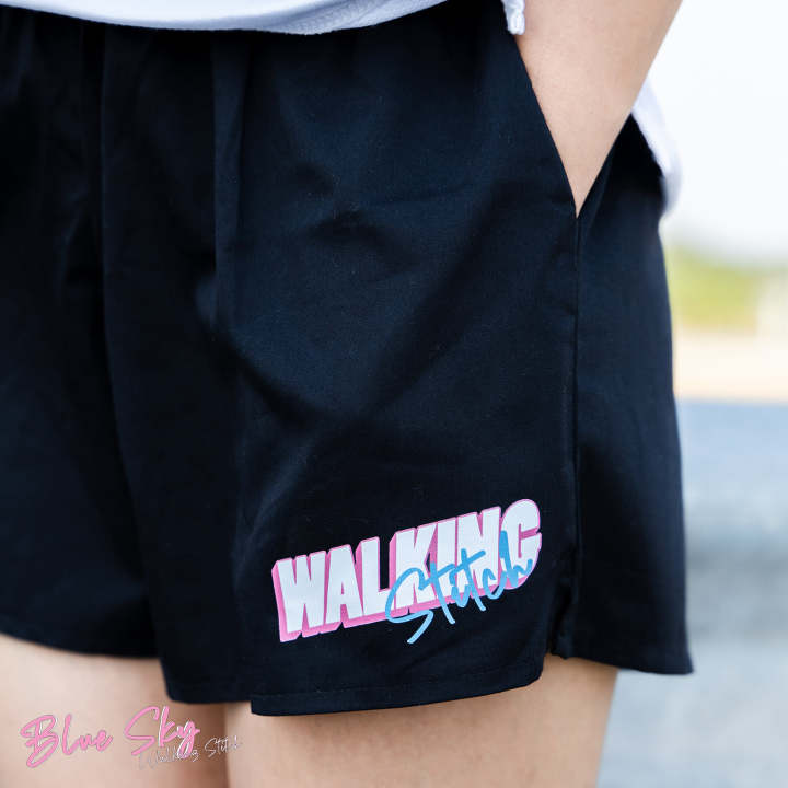 walking-stitch-กางเกงขาสั้น-blue-sky-shorts