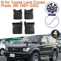 โคลนโคลนสำหรับ Toyota Land Cruiser ปราโด้ J90 90 3ประตู1997 ~ 2002 FJ90 2001 2000 1998 1997 Meru อุปกรณ์เสริมรถยนต์แผ่นบังโคลนบังโคลนรถ