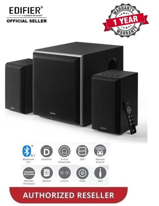 Edifier M601DB 2.1 Home Theatre Active Speaker with Bluetooth 5.1