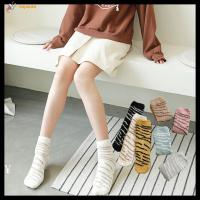 HUJAKON Christmas gift Winter Warm Soft Coral velvet socks Thickening Leopard Sox Sleep Bed Sock