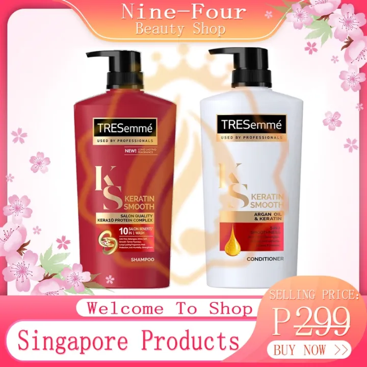 Tresemme Keratin Smooth Shampoo And Conditioner 620ml Lazada Ph 2802