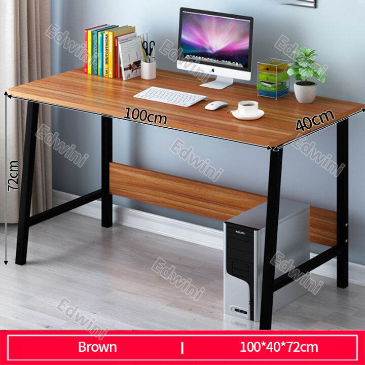 【Lowest price 659】100cm Office Table with Drawers Study Table Computer