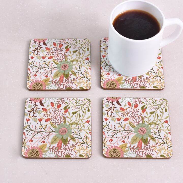 cw-table-round-dining-placemats-cup-flowers-insulation-coasters-coaster