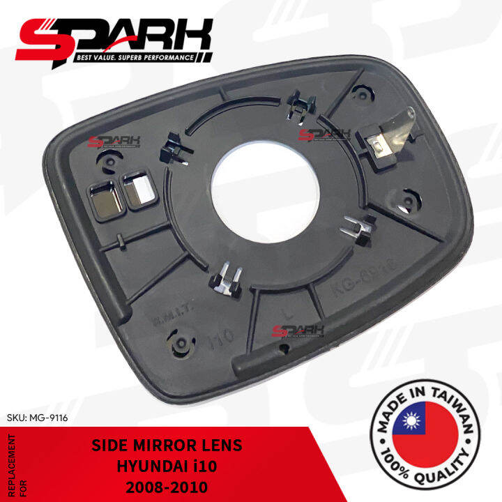 Side Mirror Lens Door Mirror Glass Lens for Hyundai i10 20082010