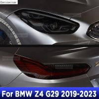 ไฟหน้ารถสำหรับ BMW Z4 G29 2019-2023,อุปกรณ์เสริมสำหรับซ่อมที่ครอบฟิล์มปกป้อง TPU สีชุดไฟหน้ารถจักรยานกันรอยขีดข่วน