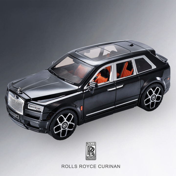 1-20-rolls-royce-cullinan-suv-อัลลอยรถรุ่นเสียงและแสงจำลองรถตกแต่งคอลเลกชันเด็กของเล่นของขวัญ
