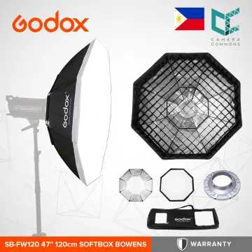 Godox Grid Softbox Strip Softbox Strip Box 120cm 47 Octagon Honeycomb Grid  Strip Softbox Strip Box with Bowens Mount (FW120) FW 120CM