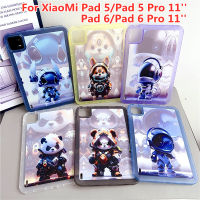 แผ่นเคสสำหรับ Xiaomi ลายการ์ตูนนักบินอวกาศ6 Pro Mi Pad6 11นิ้วปลอก Mi Pad 5 Pro Mi Pad5 11 Casing Tablet สีพิมพ์ลาย TPU