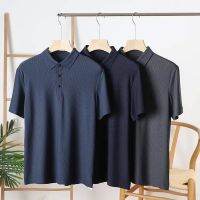 Continued quality! Honeycomb seersucker technical fabric! Mens business casual quick-drying breathable short-sleeved Polo shirt 【JYUE】