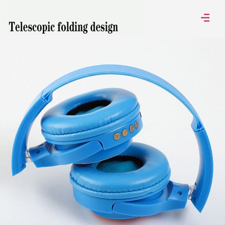 zzooi-disney-mickey-mouse-snow-white-ariel-elsa-wireless-blutooth-headphones-hifi-sound-stereo-foldable-tf-card-hd-voice-earphones