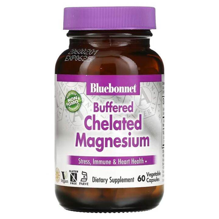 Buffered Chelated Magnesium, 60 Vegetable Capsules Lazada PH