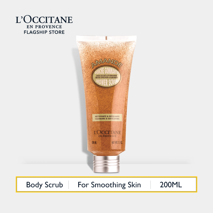 L'Occitane Almond Shower Scrub 200mL [Body Scrub] [Moisturizing