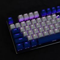 SA Profile 104 Key Double Shot Shine Through Dolch PBT Ball Shape GK61 Keycaps For Mechanical Keyboard 104 87 61 RK61 Keychron