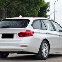 For BMW 3 Series F31 Touring Wagon 2012 2013 2014 2015 2016 2017 2018 Car Rear Window Splitter Spoiler Cover Side Sticker Trim