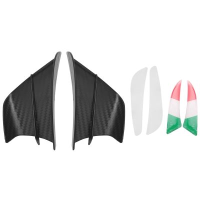 Motorcycle Winglet Aerodynamic Wing Kit Spoiler Motorcycle Wind Flow Fixing Wing for S1000RR V4 ZX-10R R1