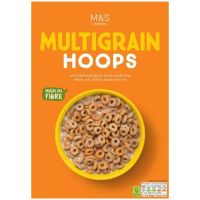 Marks &amp; Spencer Multigrain Hoops มาร์ค แอนด์ สเปนเซอร ซีเรียลข้าวอาหารเช้า (นำเข้าจากอังกฤษ) 375g.