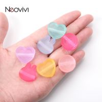 10pcs Candy Color Acrylic Beads Rabbit Heart Smiley Spacer Beads for Jewelry Making DIY celet Hair Accessories