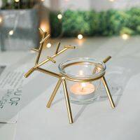 4PCS Christmas Votive Candle Stick Centerpiece Display Candle Stand Centerpiece Candle Holder Minimalist Home Decor