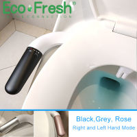 Ecofresh Bidet Attachment Ultra-Slim Toilet Seat Attachment Dual Nozzle Bidet Adjustable Water Pressure Non-Electric Ass Sprayer