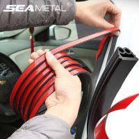 Car Door Rubber Seal Strip Double-Layer Sealing Protector Sticker For Door/Hood/Trunk Sound Insulation Waterproof Weather Strips