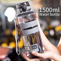 【มีรสนิยม】ขวดน้ำ UZSPACE ขนาดใหญ่1ลิตร BPA Free Leak Proof Gym Bottle สำหรับฟิตเนสหรือกีฬากลางแจ้ง