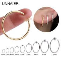 1 Pair Ear Cuff Fake Hoop Earrings Man Without Drilling Ear Clip On Earrings For Women 2022 Without Piercing Earring Non-Hole