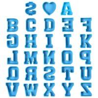 แม่พิมพ์เค้กตัวอักษรและตัวเลขภาษาอังกฤษแบบทำจากซิลิโคนตัวเลข26ตัวอักษรแบบทำมือเค้กคริสตัลกระเป๋าใส่เค้กวาเลนไทน์แม่พิมพ์ทรงกลมซิลิโคนแม่พิมพ์ทำช็อคโกแลตซิลิโคน