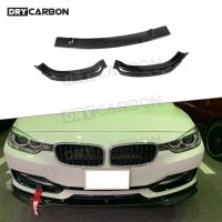 Carbon Fiber Look Front Lip Spoiler for BMW 3 Series F30 F35 Standard 2012-2018 Head Bumper Chin Shovel Car Styling Body Kits Drawstring Bags