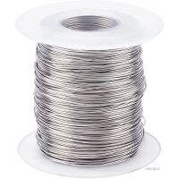 Benecreat 328 FT100m 304 Stainless Steel Binding Wire 23 Gauge0.6mm Jewelry Wire for Jewelry Making Strapping Sculpture Frame Cleaning Brushes Making and Other Crafts Project