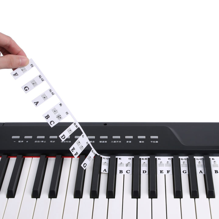 Piano Keyboard Note Labels 88 Keys / 61 Keys Removable Piano Notes ...