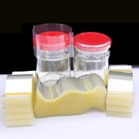 【DT】 hot  400 Pcs Bottle Mouth Heat Shrinkable Film Bottle Cap Plastic Sealing PVC Shrinkable for Easy Tear Design of Essential Oil Bottle