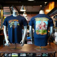 Harley-Davidson Rolls On T-shirt Short เสื้อยืดฮาร์เล่ย์แขนสั้น