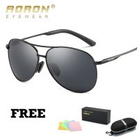 AORON [ กรอบดำ ] แว่นตากันแดด เลนส์ HD Polarized UV400 สินค้าพร้อมส่งจากไทย