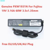 PXW1931N ของแท้19V 3.16A 60W 3.5X1.35Mm CP500575-01 FMV-AC327A อะแดปเตอร์ AC สำหรับ Fujitsu ที่ชาร์จแหล่งจ่ายไฟแล็ปท็อป