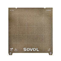 เครื่องพิมพ์3d Pei แผ่นเหล็กขับเคลื่อนสำหรับ Sv06 Sovol/Sv06 Plus