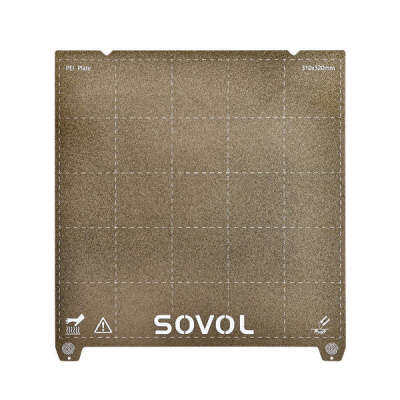 เครื่องพิมพ์3d Pei แผ่นเหล็กขับเคลื่อนสำหรับ Sv06 Sovol/Sv06 Plus