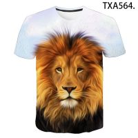 【Mens clothing】ใหม่ฤดูร้อน3D เสื้อยืดผู้ชายผู้หญิงเด็กแฟชั่นแขนสั้นเด็กสาวพิมพ์การ์ตูนท็อปส์ Tee