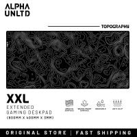 Alpha Unltd Gaming Mousepad XXL | Topography | (900x400x3mm)  | Standard (Speed Control)|