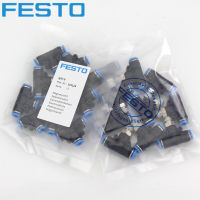 10ชิ้น QST ข้อต่อ Festo กดในอุปกรณ์ QST-18-14-38-12-4-6-8-10-12 153130 130804