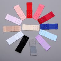 【LZ】☄㍿✑  Bra Extension Strap 3 Row 2 Hook Lengthened Bra Hook Extenders Buckle accessories Nylon Adjustable Belt Buckle handmade 1/3/5pcs