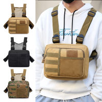 Chest Rig Packs Streetwear Functions Chest Bag Portable Oxford Multifunctional Multi-Pockets Waterproof For Running Travel