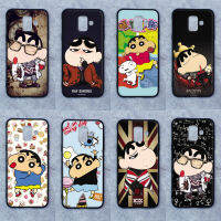 เคส Samsung A6 ลายชินจัง ขอบนิ่มหลังแข็ง เคสมือถือ เคสโทรศัพท์ Case เคส Tมหลังแข็ง ไม่ขูดตัวเครื่อง ไม่กัดขอบ งามสีสวย คมชัด