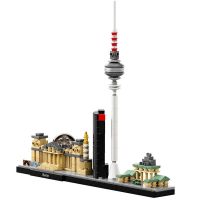 2023 HOT Creative 21026 Venice 21027 Berlin Architecture Building Blocks Bricks Toys For Adults Kid Art Home Decoration Gift