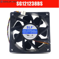 SG121238BS ทำความเย็นลูกปืนแบบคู่ SLF ของแท้พัดลม DC12V QFR1212GHE ขนาด120*120*38มม. สำหรับ S7 S9 T9 L3สำหรับทำเหมืองให้เย็น