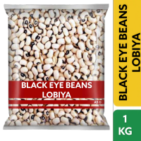 Lobiya Safed (Black Eye Beans) ถั่วตาดำอินเดีย  1kg