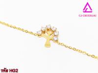 CJ Jewelry สร้อยข้อมือแฟชั่นพร้อมจี้ สแตนเลสแท้  รหัส HG2